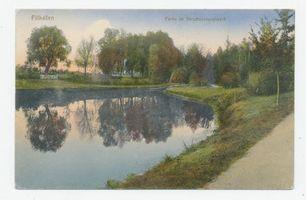 Schloßberg, Kreisstadt, Kreis Schloßberg Pillkallen, Partie im Verschönerungspark 