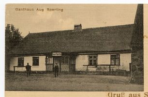 Salpen, Kreis Angerburg Sobiechen, Gasthaus Aug. Sperling 