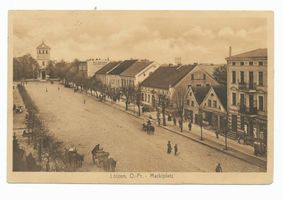Lötzen, Stadt, Kreis Lötzen Lötzen, Marktplatz 