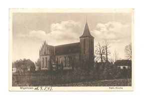 Migehnen, Kreis Braunsberg Migehnen, Katholische Kirche Мигенен, католическая церковь