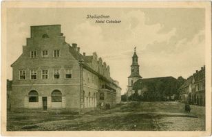 Ebenrode, Stadt, Kreis Ebenrode Ebenrode fr. Stallupönen, Hotel Cabalzer II Эбенроде, прежде Шталлупёнен, отель «Кабальцер», II