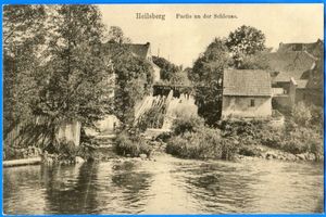 Heilsberg Kr. Heilsberg, Stadt, Kreis Heilsberg Heilsberg Kr. Heilsberg, Partie an der Schleuse 