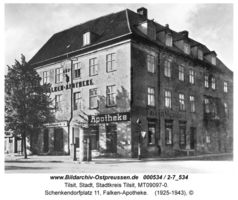 Tilsit, Stadt, Stadtkreis Tilsit Schenkendorfplatz 11
