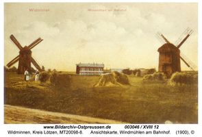 Widminnen, Kreis Lötzen Bahnhofstraße, Widminnen