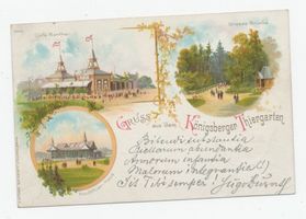 Königsberg (Pr.), Stadtkreis Königsberg Königsberg (Pr.), Tiergarten, Cafe Benther, Große Brücke, Raubtier-Haus Königsberg, Tiergarten