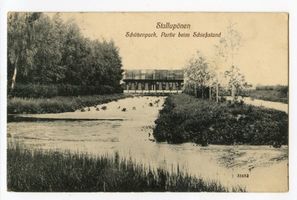 Ebenrode, Stadt, Kreis Ebenrode Ebenrode fr. Stallupönen, Schützenpark - Partie am Schießstand II Эбенроде, быв. Шталлупёнен, стрелковый парк — у тира, II