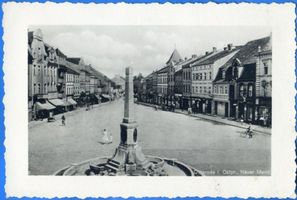 Osterode (Ostpr.), Kreis Osterode Osterode (Ostpr.), Neuer Markt mit Dreikaiserbrunnen II Остероде (Вост. Пруссия), Новый рынок с фонтаном трёх кайзеров, II
