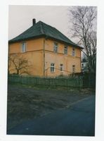Metgethen, Ort und Bahnstation, Stadtkreis Königsberg Hindenburgweg 6-7 Metgethen, Gartenstadt,  Hindenburgweg 6-7, HausTorunski, Lebensmittelgeschäft Metgethen, Häuser früher und heute