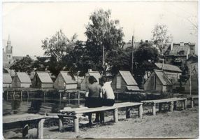 Lyck, Stadt, Kreis Lyck Lyck, Campinghäuschen Masurische Seen