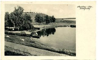 Angerburg Kr. Angerburg, Stadt, Kreis Angerburg  Angerburg, Schwenzaitsee und Mauersee