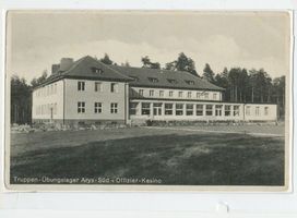 Schlagakrug, Kreis Johannisburg Schlagakrug (Arys-Süd), Offizierskasino II Arys, Militärische Einrichtungen