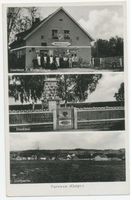 Turau, Molkerei, Kreis Johannisburg Turowen, Gasthaus, Denkmal, Dorfpartie 
