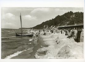 Rauschen Kr. Samland, Kreis Samland Rauschen Kr. Samland, Strandleben V Rauschen, Strand