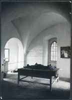 Balga, Kreis Heiligenbeil Balga, Burgruine, Turmzimmer mit Modell der Ordensburg 