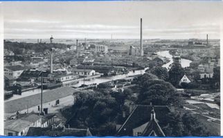 Memel, Stadt, Stadtkreis Memel Memel, Blick vom Johanniskirchtum nach Osten III Memel, Hafenmotive
