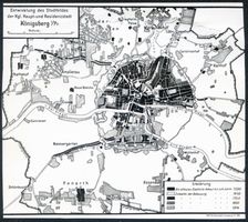 Königsberg (Pr.), Stadtkreis Königsberg Königsberg (Pr.), Stadtplan II Кёнигсберг (Пр.), план города, II