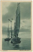 Rauschen Kr. Samland, Kreis Samland Rauschen Kr. Samland,  Abfahrt  der Fischerboote 