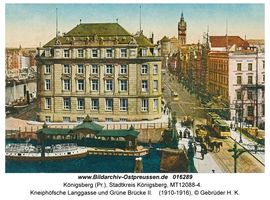 Königsberg (Pr.), Stadtkreis Königsberg Kneiph. Langgasse