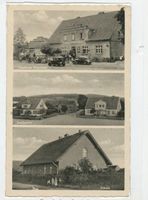 Hornheim, Kreis Neidenburg Hornheim, Gasthaus Bosowski, Ortsansicht, Schule(??) 
