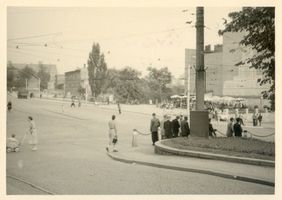 Allenstein, Stadtkreis Allenstein Allenstein, Blick vom Rathaus, Ecke Wilhelmstraße - Kleebergerstraße Алленштайн, вид от ратуши, угол Вильгельмштрассе и Клебергерштрассе