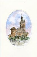 Königsberg (Pr.), Stadtkreis Königsberg Königsberg (Pr.), Schloß, Lithographie Königsberg, Schloß