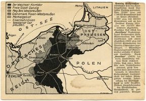  Provinz Westpreußen, Weichselkorridor, Ostpreußen Провинция Западная Пруссия, Вислинский коридор, Восточная Пруссия