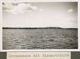 Osterode (Ostpr.), Kreis Osterode Osterode (Ostpr.), Drewenzsee mit Bismarckturm Osterode, Stadtmotive
