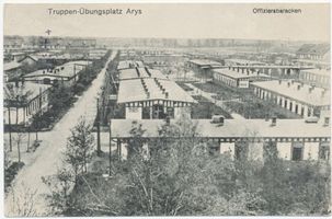 Arys, Kreis Johannisburg Arys, Offiziersbaracken 