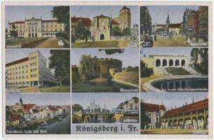 Königsberg (Pr.), Stadtkreis Königsberg Königsberg (Pr.), 9 Ansichten Königsberg, Universität