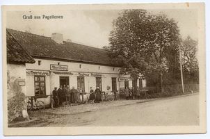 Pagelienen, Kreis Insterburg Pagelienen, Gast- und Geschäftshaus Пагелинен, трактир и торговый дом