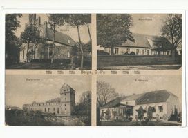 Balga, Kreis Heiligenbeil Balga, Kirche, Pfarrhaus, Burgruine, Gutshaus 