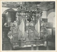 Stockheim, Kreis Bartenstein Stockheim, Kirche, Mosengelsche Orgel Штокхайм, церковь, орган работы Мозенгеля