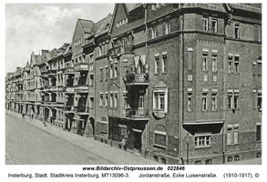 Insterburg, Stadt, Stadtkreis Insterburg Jordanstraße