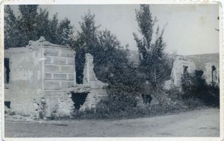 Brödau, Kreis Johannisburg Bogumillen, Gasthaus, Inh. Max Friedriszik - Ruine 