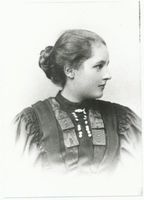  Ganz Ostpreußen, Agnes Miegel, in der Pension Koch in Weimar, 1894 Miegel, Agnes (Schriftstellerin)