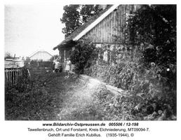 Tawellenbruch, Ort und Forstamt, Kreis Elchniederung 