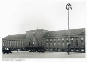 Königsberg (Pr.), Stadtkreis Königsberg Reichsplatz Königsberg (Pr.), Hauptbahnhof XXV Кёнигсберг (Пр.), главный вокзал, XXV