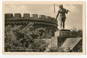 Königsberg (Pr.), Stadtkreis Königsberg Königsberg (Pr.), Der deutsche Michel am Wrangelturm Königsberg, Nördliche Innenstadt westlich des Schloßteiches (Tragheim)