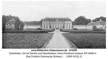 Schlobitten, Ort mit Schloß und Oberförsterei, Kreis Preußisch Holland  