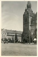 Lyck, Stadt, Kreis Lyck Lyck, Evangelische Kirche und Kriegerdenkmal V Lyck, Evangelische Kirche