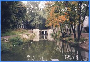 Königsberg (Pr.), Stadtkreis Königsberg Königsberg, Kaskaden am Schlossteich XIX Königsberg, Schloßteich