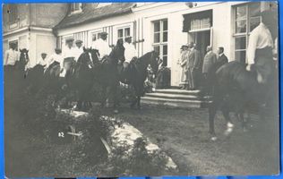 Tolksdorf Kr. Rastenburg, Kreis Rastenburg Tolksdorf Kr. Rastenburg, Rastenburger Reiterverein vor dem  Kronprinzen  