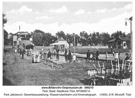 Tilsit, Stadt, Stadtkreis Tilsit   Tilsit, Park Jakobsruh, Gewerbeausstellung 1905
