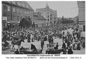 Tilsit, Stadt, Stadtkreis Tilsit Schenkendorfplatz