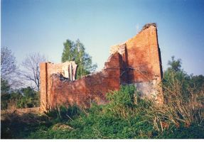 Gilge, Kreis Labiau Gilge, Ruine, Kirche?? Ostpreußen, Zweiter Weltkrieg und das Ende