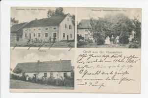 Groß Klaussitten, Kreis Heilsberg Groß Klaussitten, Gasthaus, Besitzung, Schule 