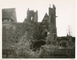 Marienburg, Westpr., Kreis Marienburg Marienburg i. Westpr., Schloßkirche zerstört Мариенбург в Западной Пруссии, замковая церковь разрушена