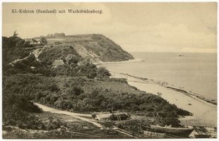 Klein Kuhren, Kreis Samland Klein Kuhren, Dorf mit Wachtbudenberg XI 