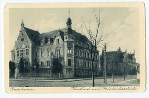 Gumbinnen, Stadt, Kreis Gumbinnen Meiserstraße Gumbinnen, Kreishaus und Friedrichsschule I 