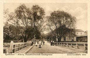 Eydtkau, Kreis Ebenrode Eydtkuhnen - Kibarty, Deutsch-Litauische Landesgrenze 